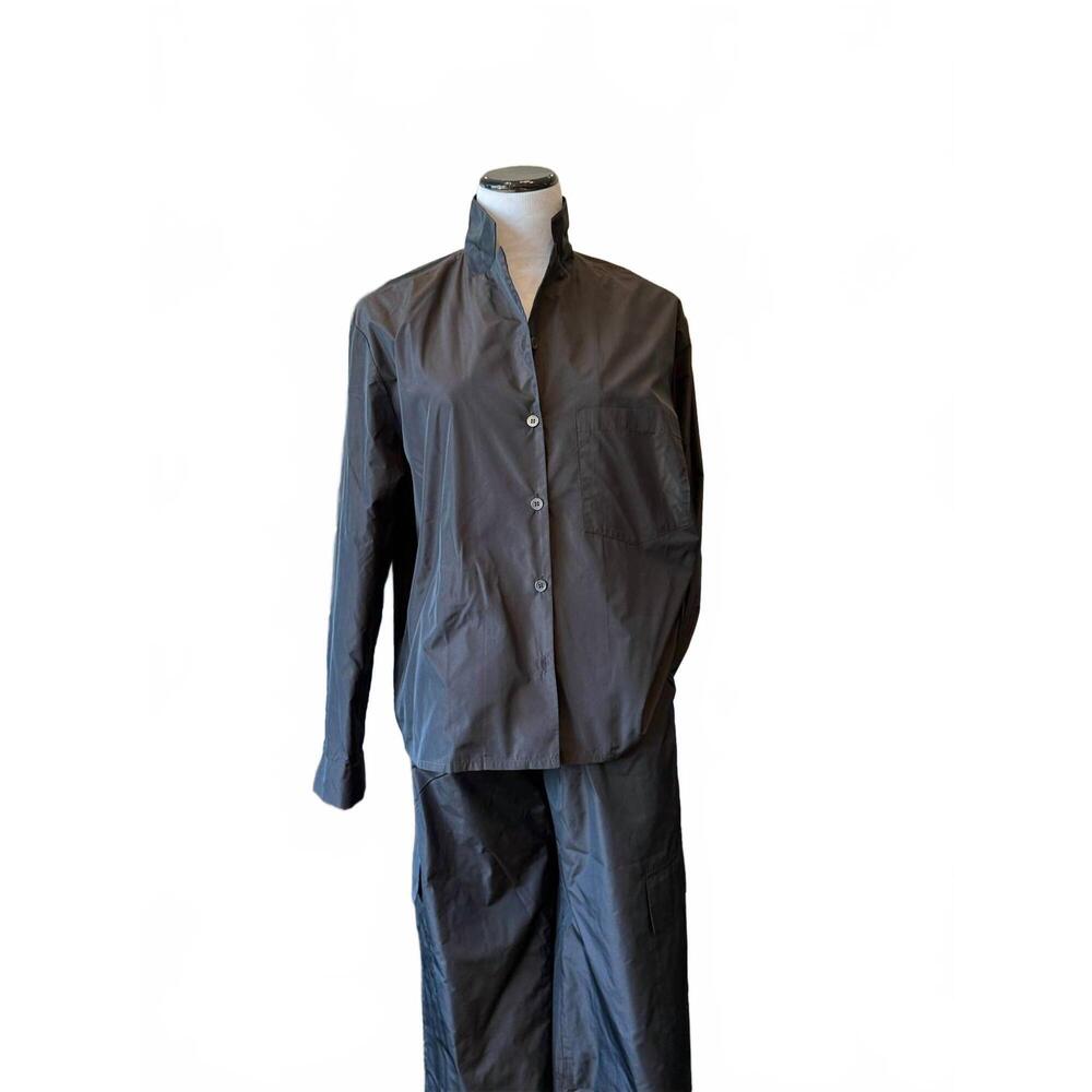 NEW PETER O. MAHLER women's papercrash blouse jacket in coffee